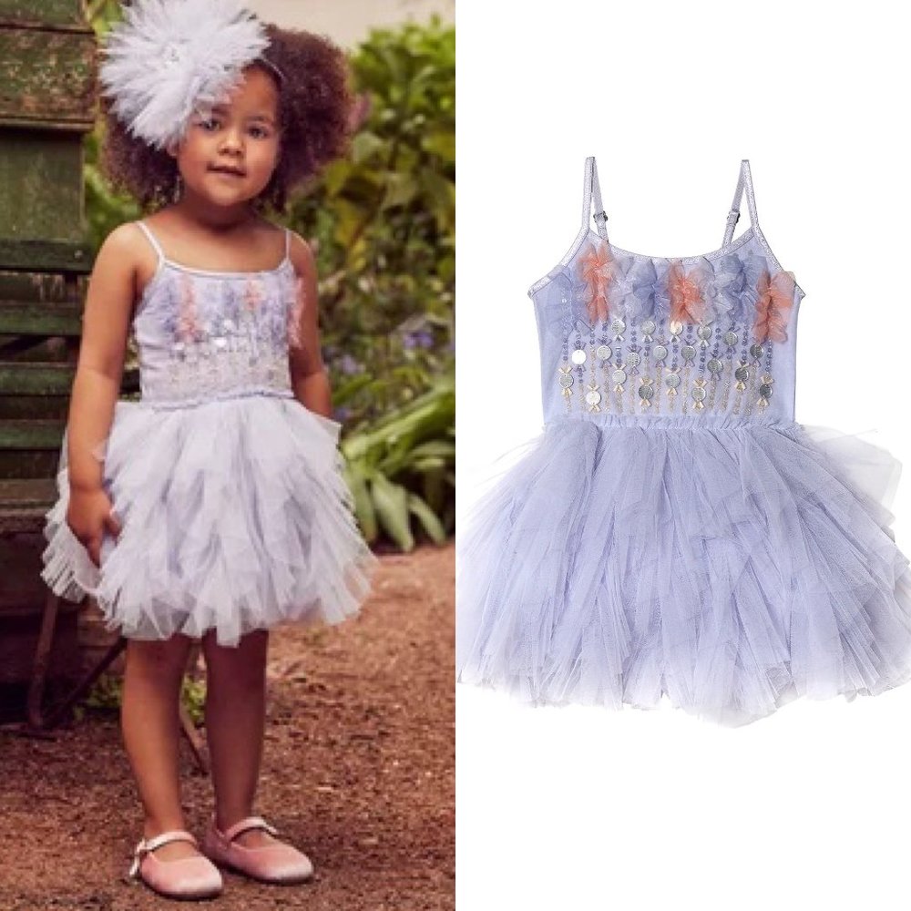 Tutu De Monde embroidered lilac sunset tutu dress FINAL PRICE NO OFFERS